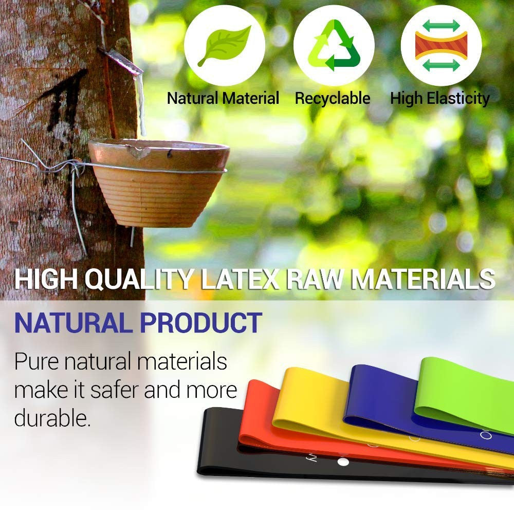 Techstone Resistance Bands Set for Men and Women, Pack of 5 Different Levels ...