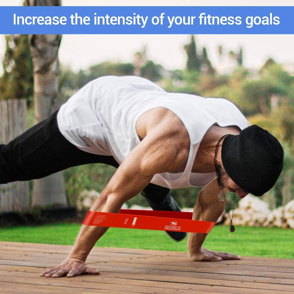 Techstone Resistance Bands Set for Men and Women, Pack of 5 Different Levels ...
