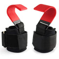 Weight Lifting Hook Grips with Wrist Wraps Hand-Bar Wrist Strap Gym Fitness Hook Weight Strap Pull-Ups Power Lifting Gloves