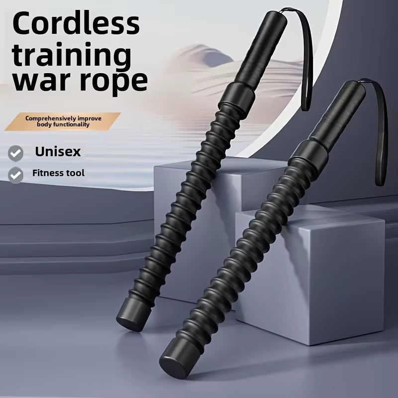 Strength Training Bar Ergonomic Fitness Grip Bar Biceps Triceps Strengthener Spring Arm Strength Expander Arm Muscle Trainer